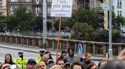 Протест в Праге против ношения масок