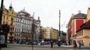Прага. Площадь перед Палладиумом